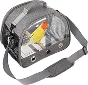 Travel Cage for Birds – Travels Cagee for Birdz, Compact Parrot Carrier Case | Breathable Birdds Transport Box Easy Carry Handle, Escape-Proof Door, Lightweight Foldable Crate for Outdoor Trips and Ve