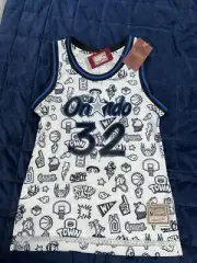 New Women’s Mitchell & Ness Orlando Magic Shaq O’Neal Doodle Jersey XS