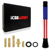 JDM 5" Mini USA United State of America support July 4 radio AM/FM antena T420 (for: Mini)