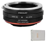 PHOLSY AF Lens to Canon EOSM (EOS M) Body, M2, M3, M5, M6, M10, M50, M100, M200