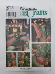 Simplicity Crafts 9748 Christmas Home decor Sewing Pattern