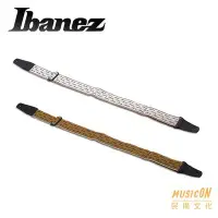 在飛比找Yahoo!奇摩拍賣優惠-【民揚樂器】IBANEZ 背帶 GST-512BG淡卡其底黑