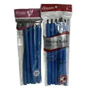 Annie Salon Soft Flex Grip Twist Rollers Curls Perms 9/16” 12pc Lightweight