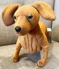 Hansa Creations Standing Dachshund Dog Puppy Poseable 16" 42cm 2016 NWT 6420