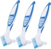 Happyyami 3pcs Turtle Shell Cleaning Brush Double Sided Mud Brushes for Tortoise Ergonomic Handle for Easy Use and Aquatic Cleaning Tasks
