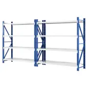 Giantz Garage Shelving 4M Length Warehouse Rack Racking Storage Shelves Steel