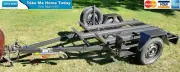 AUSTRALIAN Made 6x4 3 Motorbike Trailer Jerry Can Holder Loading Ramp Spare Tyre