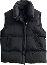 [Generic] Women 3 Pieces Sets Turtleneck Knitted Sweater+Padded Vest+High Waist Knit Long Skirt Set