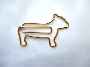PUG dog Midori Paper Clip, D-Clips Mini Box, 12 Pieces