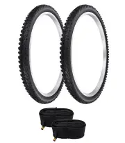 BICYCLE PRO+ RALSON TIRE BUNDLE W/ 24" X 1.95 BLACK CRAZE TUBES & RIMSTRIPS