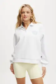 [Body] Body - Plush Graphic Polo - White/resort club M WHITE/RESORT CLUB