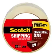 3750-6 - Scotch Commercial Grade Packaging Tape 48mm x 50m 6/PKG - (5 PKS)
