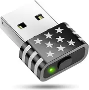 Geyes Mouse Jiggler Undetectable,Mouse Mover Device Has Two Swing Modes Jiggle and Multi-Track,Keeps for MacBook Computer Laptop Awake, Driver-Free, Plug-Play，with Switch,Metal Black