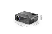 A8 projector 4500 lumens projector with wifi full hd home t video projector (grey AU)