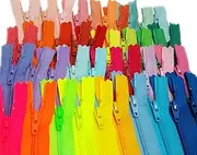 120pcs YKK #3 Nylon Coil Zippers Bulk Tailor Sewing Crafts (20 Colors) Made USA (7 Inches)
