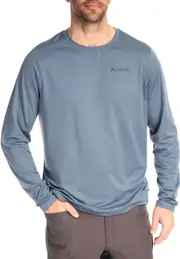 Klim Static Peak, functional shirt longsleeve , color: Blue , size: XXL