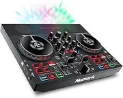 Numark Party Mix Live - DJ Controller with Built in Speakers, Party Lights and DJ Mixer, Complete DJ Set with Mixer and Audio Interface + Serato DJ Lite