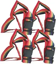 iplusmile 4pcs Luggage Belt Tie Down Cam Strap Cargo Tie-Down Strap Lashing Strap Buckle Belt Tie Down Strap Colorful