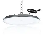 UFO LED High Bay Light 200W 30000lm 6500K Daylight LED High Bay Shop Light wi...