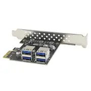 PCIE USB 3.2 Expansion Card 5Gbps High Speed USB3.2 GEN1 Expansion Card