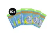 10 Pack Ukulele Strings White Nylon AECG Guitar CUW60-10PK
