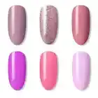 Bluesky Pink Gel Polish Set - 6 x 10ml