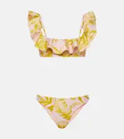 [Zimmermann] Zimmermann Golden floral bikini AU 14 multicoloured