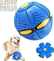 Pet Toy Flying Saucer Ball for Dogs - Dog Toy With Ten Stickers