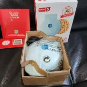 Dash Mini Snowman Waffle Maker Non-Stick 4" Cooking Surface