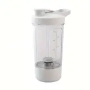 NNEOBA 13.53 Oz Portable Electric Self-Stirring Cup USB Bottle White