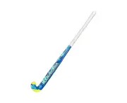 Kookaburra Decoy Mid-Bow Field Hockey Stick 37.5'' Long Light-Weight Blue/Green