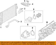 FORD OEM 19-23 Bronco Sport Cooling Water Pump-Water Pump K2GZ8501A (for: Ford)