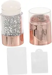Nail Art Stamper Kit Double-ended Tool Diy Manicure Template for Nail Stamping