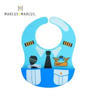 在飛比找博客來優惠-【MARCUS＆MARCUS】大口袋寬版矽膠立體圍兜-機長(