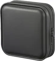 Ohm Electric OA-RBRC24-K 01-7210 OHM Blu-ray Disc Case, BD Case, DVD Case, CD Case, Book Type Case, Semi-Hard Type, Holds 24 Pieces, Black