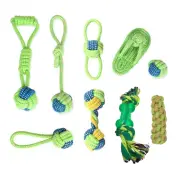 Cotton Natural Dog Rope Braided Multi Rope Fetch Ball Toy Heavy Duty Large Tough