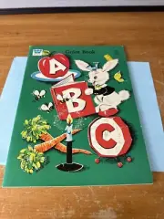 Vintage 1973 Whitman ABC Alphabet Coloring Book Unused