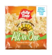 All in One Popcorn Kit with Sunflower Oil, Portion Packets with Kernels, Sunf...