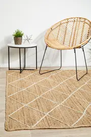 Nootka Orca Natural Rug