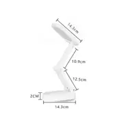 Supperstore Dormitory Student Eye Protection Desk Lamp Learning LED Charging Desk Lamp Folding Reading Desk Lamp