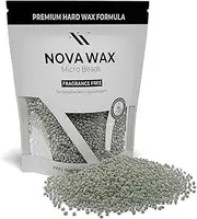 Nova Wax 1000g - Hard Wax Beads for Hair Removal, Unscented Wax Beans Refills for Wax Pot Warmer Professional, Creamy and Elastic formula ideal for Estheticians Waxing Supplies for Salon 2.2 lb Bag