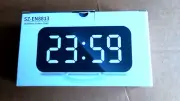SZELAM LED RGB Digital Alarm Clock w/ 11 Color Modes Display Mirror Surface NEW