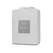 Ardor Boudior Micro Flannel Sheet Set King Single Bed Silver
