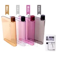 在飛比找momo購物網優惠-【Osun】2入暢銷日韓A5筆記本造型水瓶、水壺(生日禮物學