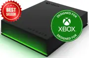 Xbox Game Drive 2TB Portable External Hard Drive with RGB LED Lighting Black