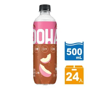 【OOHA】氣泡飲 水蜜桃烏龍茶 寶特瓶500ml(24入)