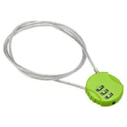 Small Combination Lock 31.4 Inch, 1 Pack 3 Digit Padlock for Gym Locker, Green