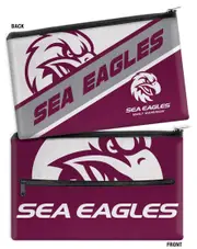 Manly Sea Eagles NRL Large Neoprene Team Colour and Logo Pencil Case