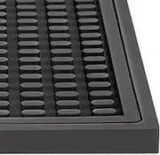 watchget Coffee Bar Mat for Countertop Non-Slip Silicone Bar Service Spill Mat Durable Cup Drying Mat for Countertop, Coffee, Bars, Restaurants 11.8 x 5.9 Inch Small