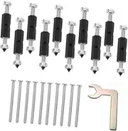 Mobestech 86 Socket Cassette Junction Box Patching Kit 10pcs Cassette Screws 1pc Spanner Rustproof Extended Screws for Easy Repair